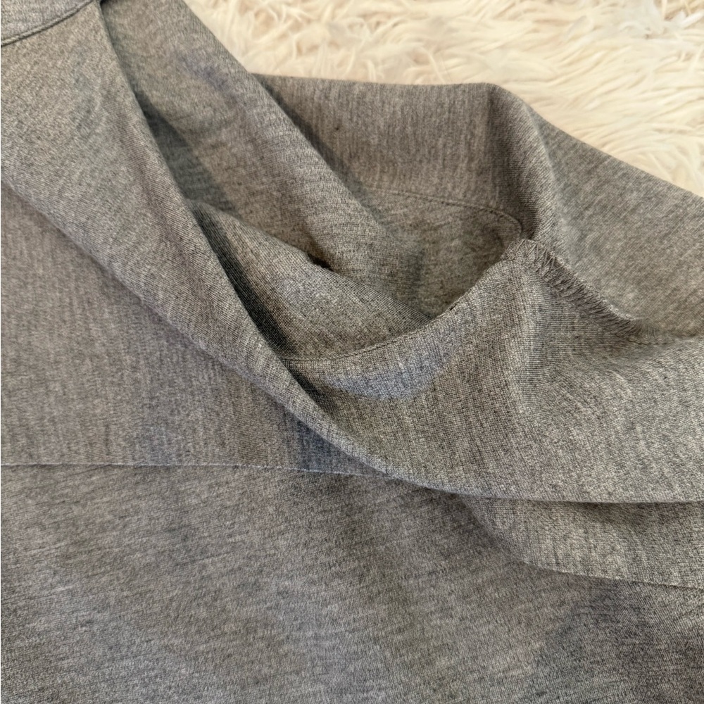 Gray Cold Shoulder Top - Picture 2 of 6